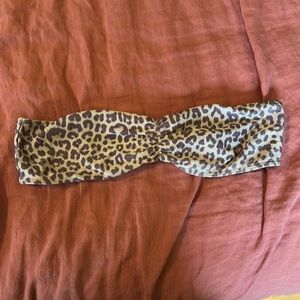 American apparel bandeau swim top